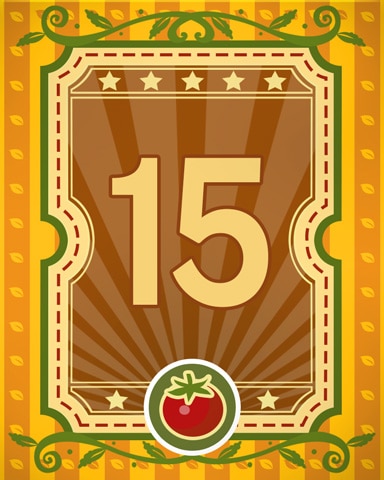 Garden Fresh 15 Badge - Pogo™ Slots