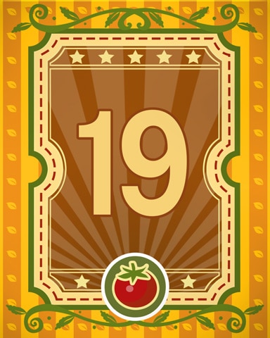 Garden Fresh 19 Badge - MONOPOLY Sudoku