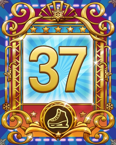 Pogo On Ice 37 Badge - Trivial Pursuit Online