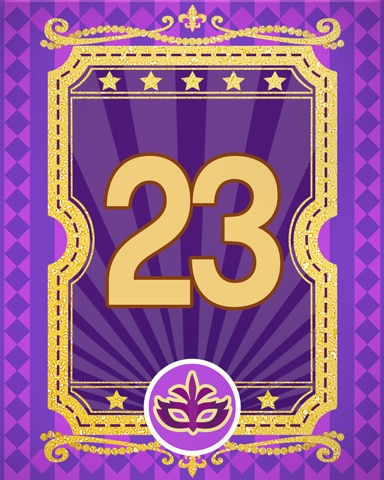 Jazzy Jubilee 23 Badge - MONOPOLY Sudoku