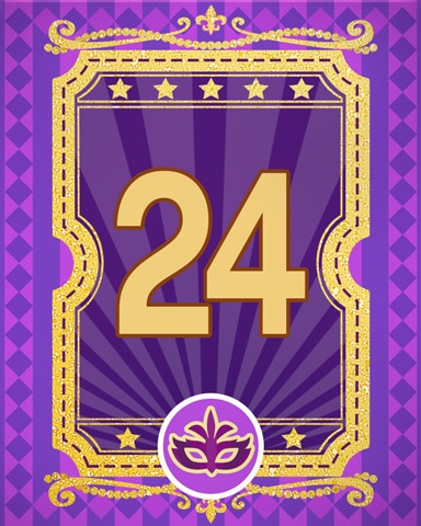 Jazzy Jubilee 24 Badge - MONOPOLY Sudoku