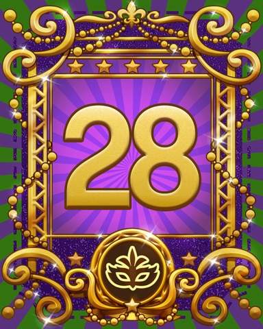 Jazzy Jubilee 28 Badge - Word Whomp HD