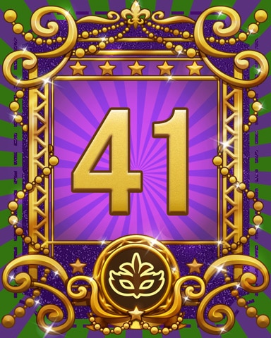 Jazzy Jubilee 41 Badge - Bejeweled Stars