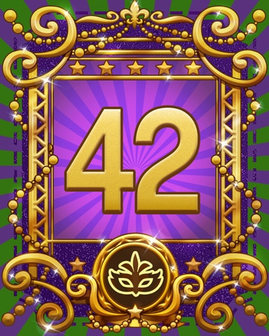 Jazzy Jubilee 42 Badge - Bejeweled Stars