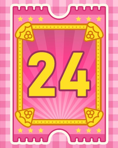 Pie Eating Contest Badge 24 - MONOPOLY Sudoku
