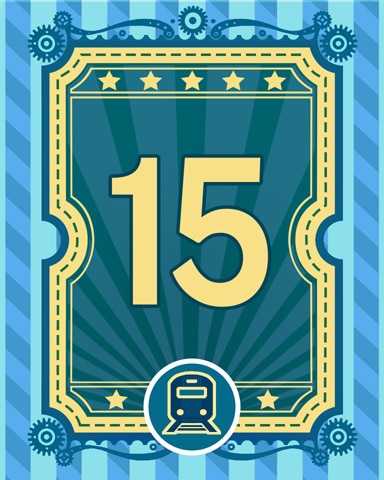All Aboard 15 Badge - Trizzle