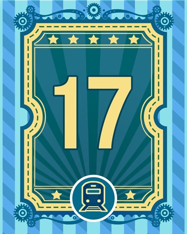 All Aboard 17 Badge - Mahjong Sanctuary