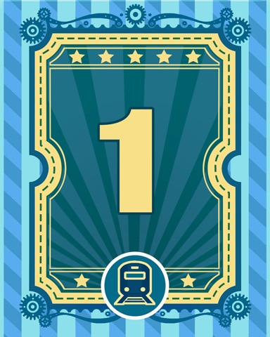 All Aboard 1 Badge - Tri-Peaks Solitaire HD