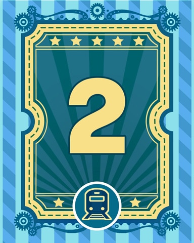 All Aboard 2 Badge - Tri-Peaks Solitaire HD