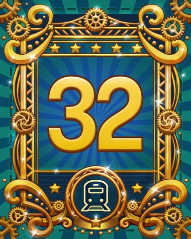 All Aboard 32 Badge - First Class Solitaire HD