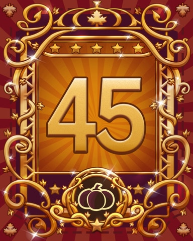 Harvest Feast 45 Badge - Bejeweled Stars