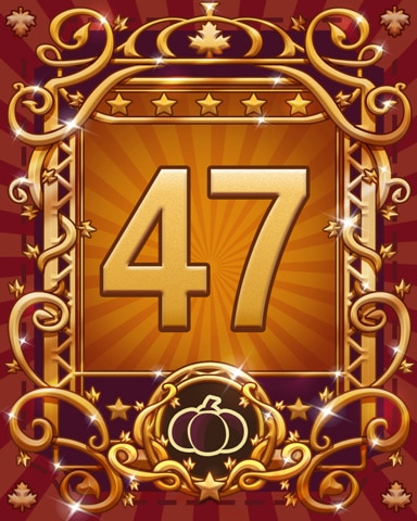 Harvest Feast 47 Badge - Tri-Peaks Solitaire HD