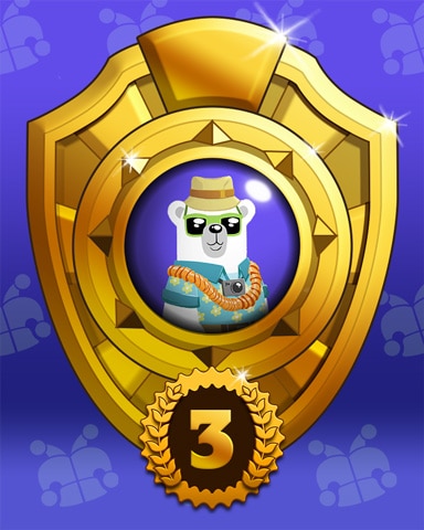 Bear Miles Lap 3 Badge - Snowbird Solitaire