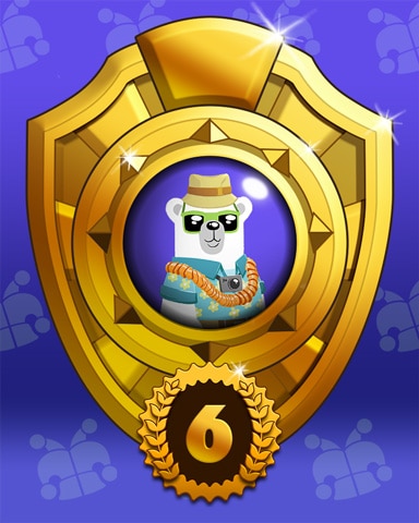 Bear Miles Lap 6 Badge - Snowbird Solitaire