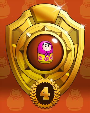 Doll Dash Lap 4 Badge - Trizzle