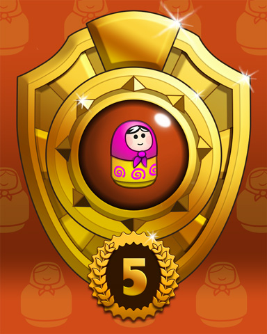 Doll Dash Lap 5 Badge - Trizzle