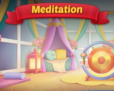 Meditation Badge - Solitaire Home Story