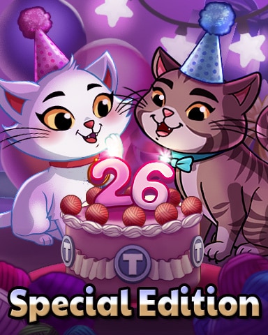 Pogo 26th Birthday Badge - Lucky Cat Bingo Pogo 26th Birthday Badge - Lucky Cat Bingo