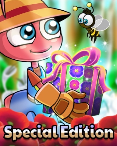 Grant And Kiki's Gift Badge - Garden Blast