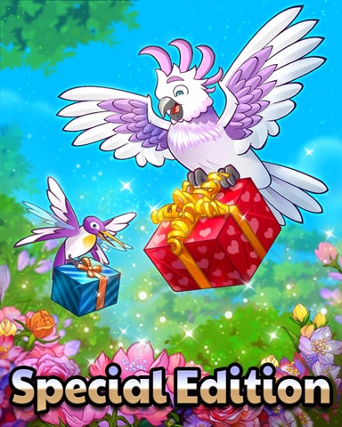 Gifts And Flowers Badge - Mahjong Sanctuary