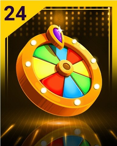 Lucky Spinner 24 Badge - Spades HD Lucky Spinner 24 Badge - Spades HD