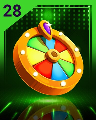 Lucky Spinner 28 Badge - Phlinx II