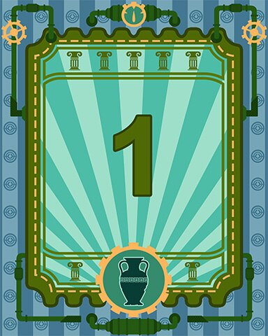 Atlantis Found Badge 1 - Mahjong Sanctuary Atlantis Found Badge 1 - Mahjong Sanctuary