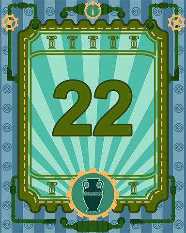 Atlantis Found Badge 22 - Garden Blast Atlantis Found Badge 22 - Garden Blast
