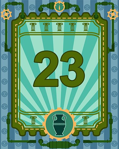 Atlantis Found Badge 23 - Garden Blast Atlantis Found Badge 23 - Garden Blast