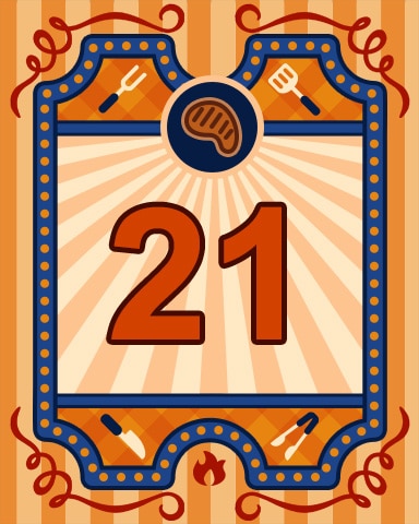 Grill Masters Badge 21 - MONOPOLY Sudoku