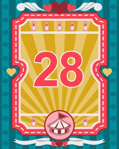 Date At The Fair Badge 28 - MONOPOLY Sudoku