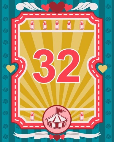 Date At The Fair Badge 32 - Lucky Cat Bingo