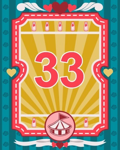 Date At The Fair Badge 33 - Lucky Cat Bingo