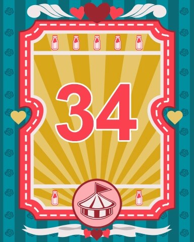 Date At The Fair Badge 34 - Mahjong Sanctuary