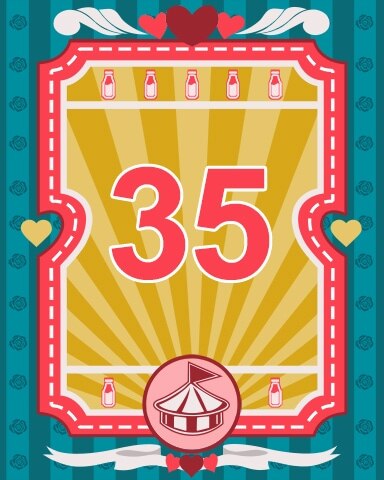 Date At The Fair Badge 35 - Mahjong Sanctuary