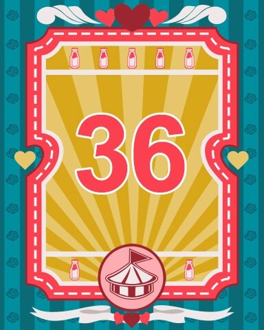 Date At The Fair Badge 36 - Mahjong Sanctuary