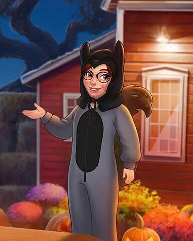Pogo Squirrel Alice Costume Contest Badge Pogo Squirrel Alice Costume Contest Badge