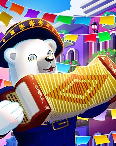 Pogo Bearnard On Accordion Mariachi Festival Badge Pogo Bearnard On Accordion Mariachi Festival Badge