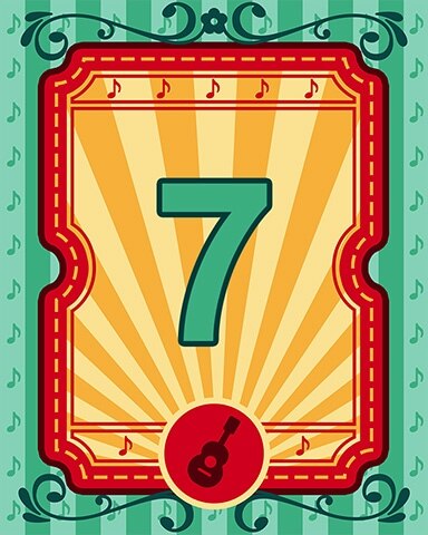 Mariachi Festival 7 Badge - Wheel Of Fortune: Pogo Edition Mariachi Festival 7 Badge - Wheel Of Fortune: Pogo Edition