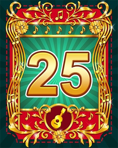 Mariachi Festival 25 Badge - Jet Set Solitaire Mariachi Festival 25 Badge - Jet Set Solitaire
