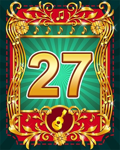 Mariachi Festival 27 Badge - Jet Set Solitaire Mariachi Festival 27 Badge - Jet Set Solitaire