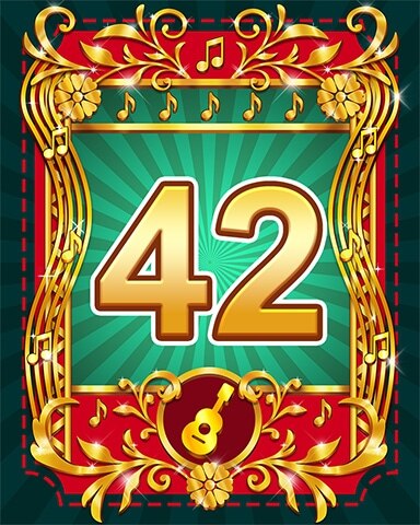 Mariachi Festival 42 Badge - Garden Blast Mariachi Festival 42 Badge - Garden Blast