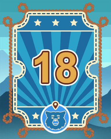 Great Parks 18 Badge - Pogo™ Slots