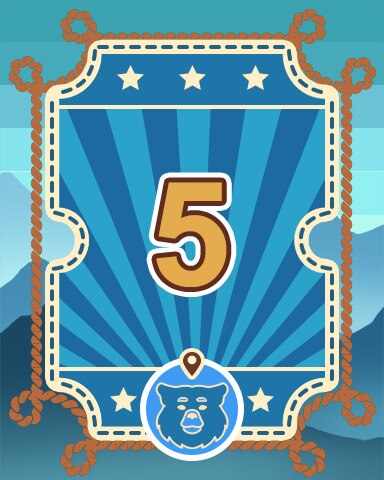 Great Parks 5 Badge - Garden Blast