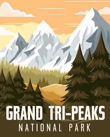 Pogo Grand Tri-Peaks Great Parks Badge