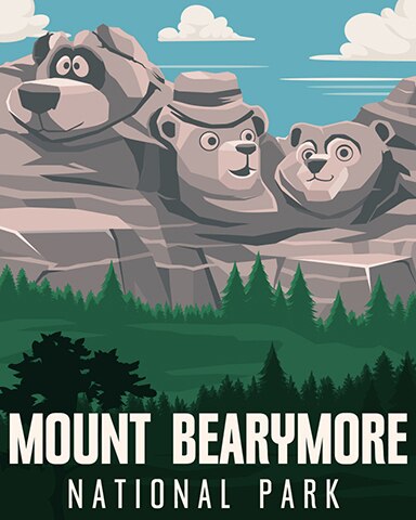 Pogo Mount Bearymore Great Parks Badge