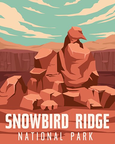 Pogo Snowbird Ridge Great Parks Badge