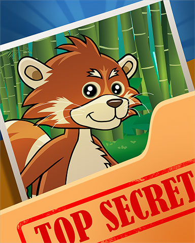 Pogo Red Panda Secret Badge