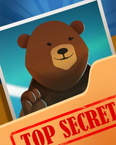 Pogo Bearly Aware Top Secret Badge