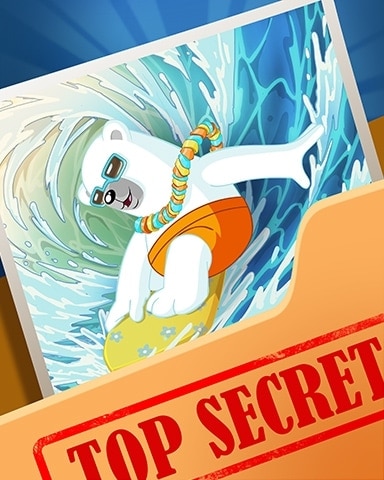 Pogo Bearnard Sufing Top Secret Badge Pogo Bearnard Sufing Top Secret Badge